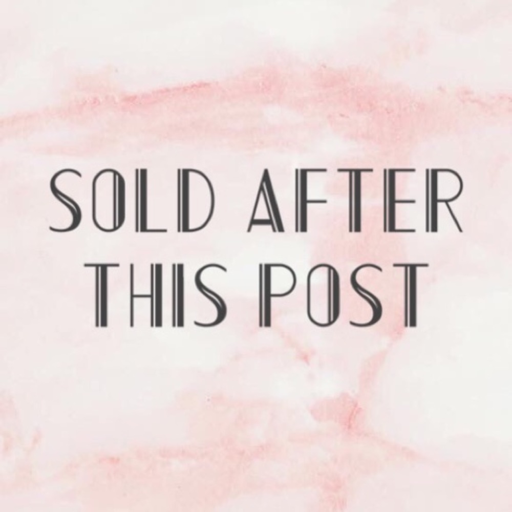 Sold after this post